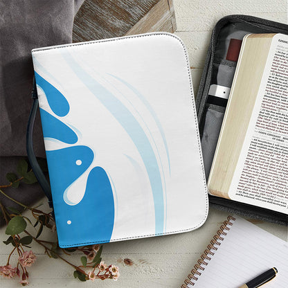 Milk Print Leather Bible Cover