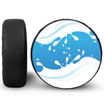 Milk Print Leather Spare Tire Cover