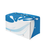 Milk Print Leather Tissue Box Cover