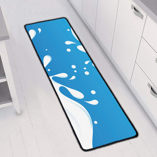 Milk Print Long Kitchen Mat