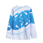 Milk Print Long Sleeve Short Coat
