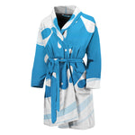 Milk Print Men's Bathrobe