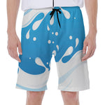 Milk Print Men's Beach Shorts
