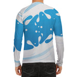Milk Print Men's Long Sleeve Rash Guard