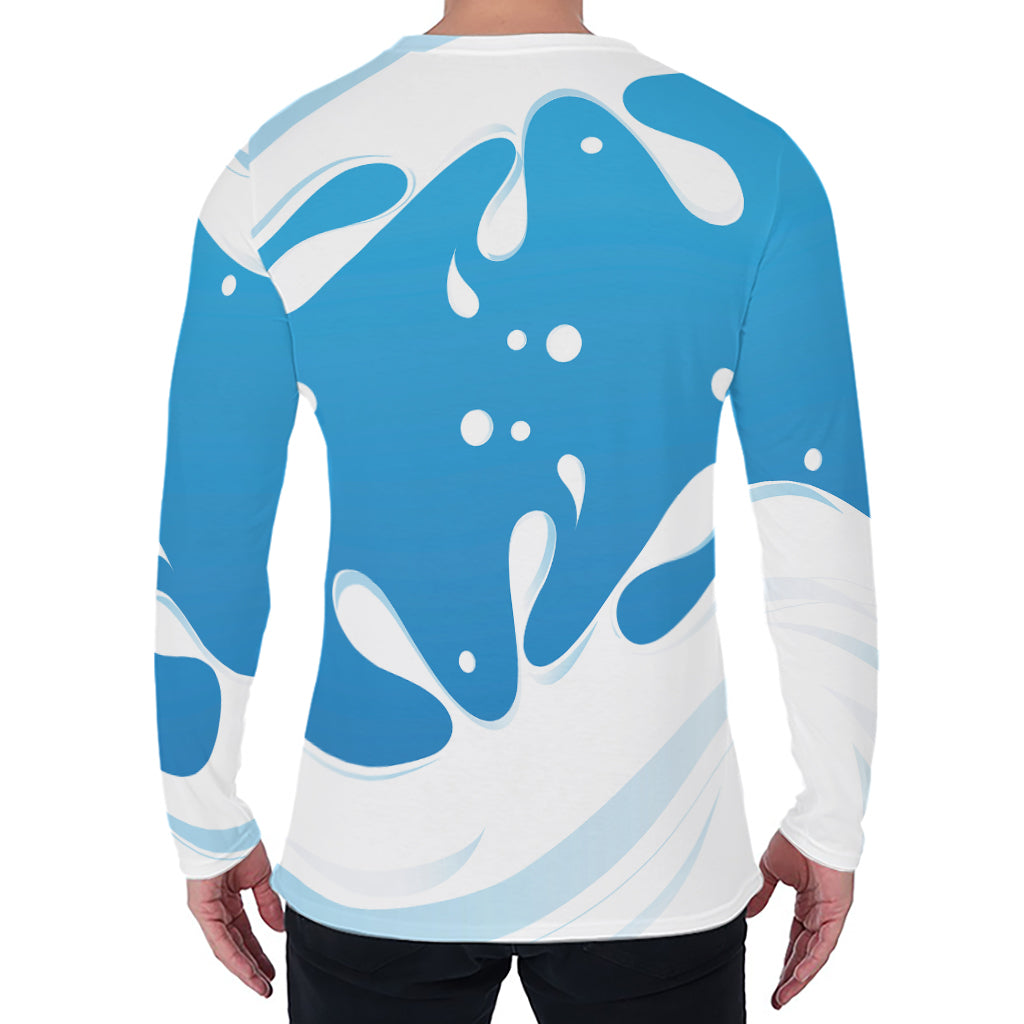 Milk Print Men's Long Sleeve T-Shirt