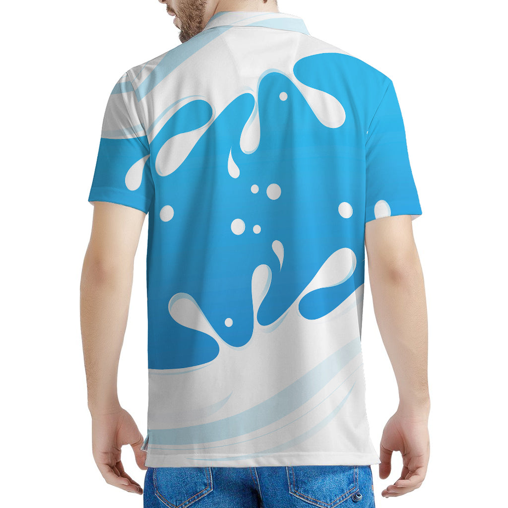 Milk Print Men's Polo Shirt
