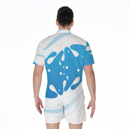 Milk Print Men's Rompers