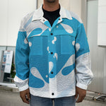 Milk Print Men's Shirt Jacket