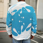 Milk Print Men's Shirt Jacket