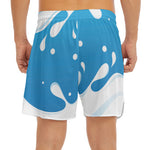 Milk Print Men's Split Running Shorts