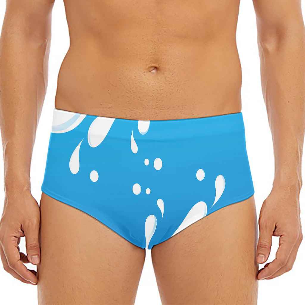 Milk Print Men's Triangle Swim Briefs