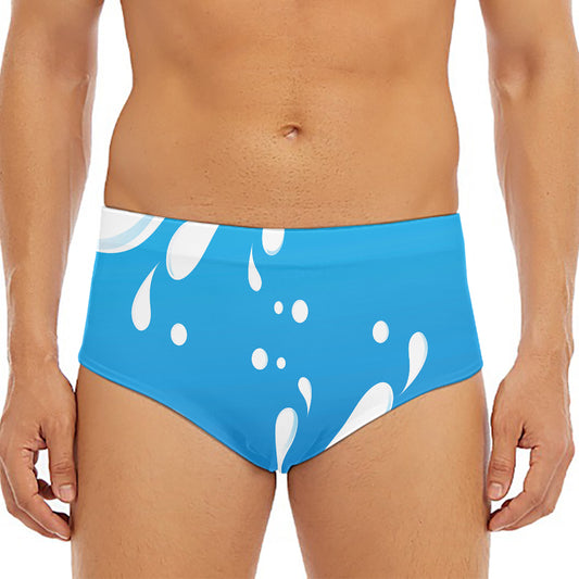 Milk Print Men's Triangle Swim Briefs