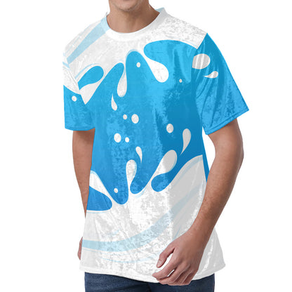 Milk Print Men's Velvet T-Shirt