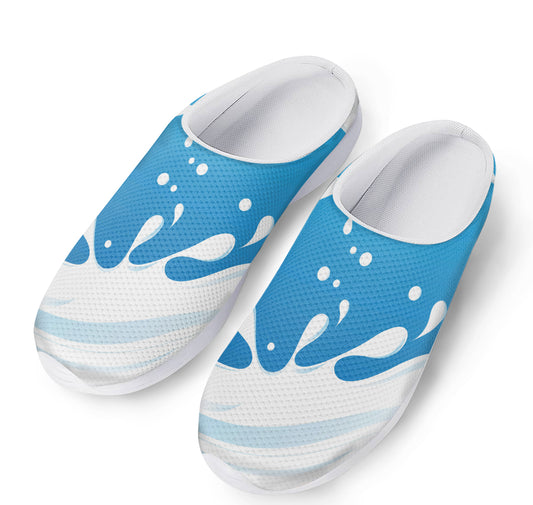 Milk Print Mesh Casual Shoes