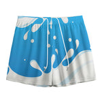 Milk Print Mesh Shorts