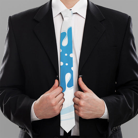 Milk Print Necktie
