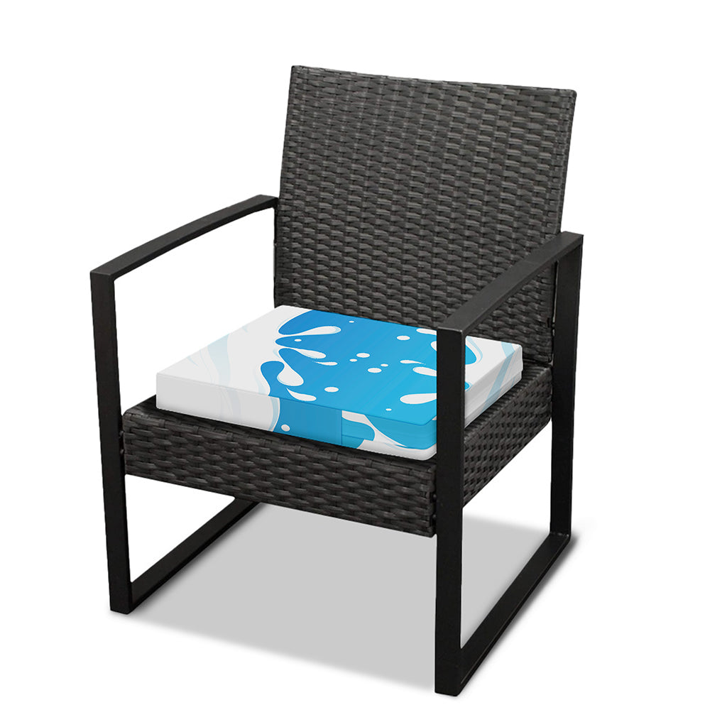 Milk Print Outdoor Seat Cushion Cover