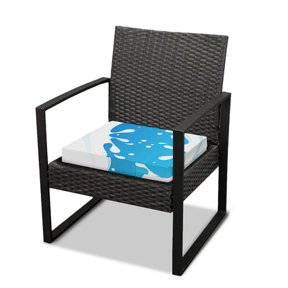 Milk Print Outdoor Seat Cushion Cover