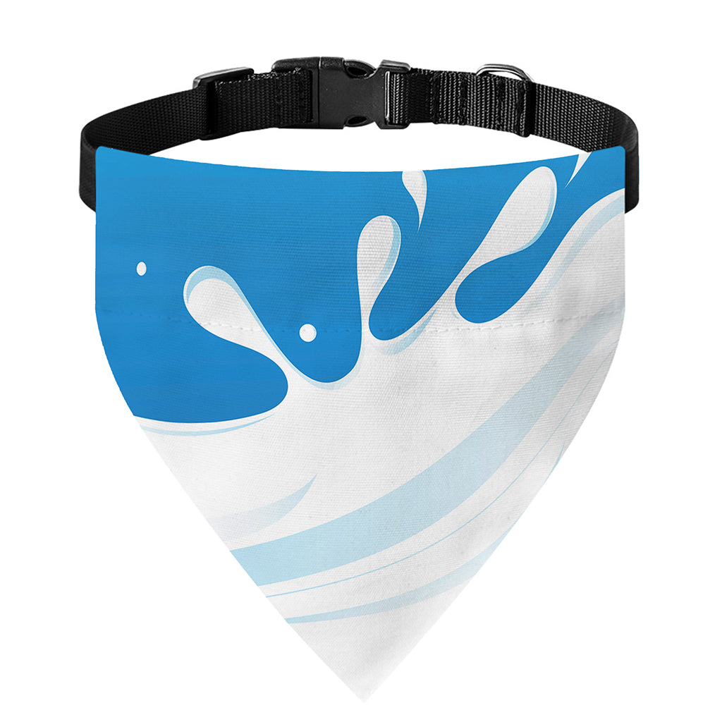 Milk Print Over The Collar Dog Bandana