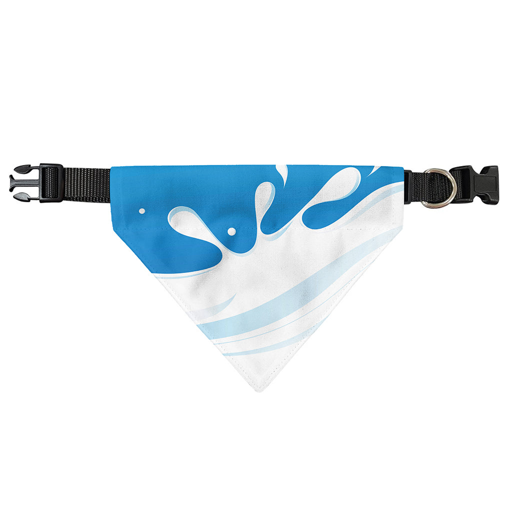 Milk Print Over The Collar Dog Bandana