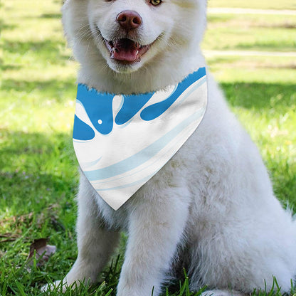 Milk Print Over The Collar Dog Bandana