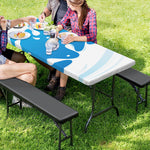 Milk Print Picnic Table Cover