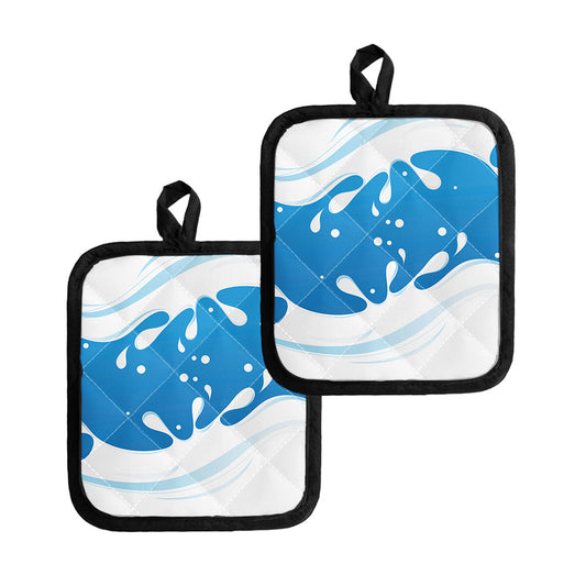 Milk Print Pot Holders