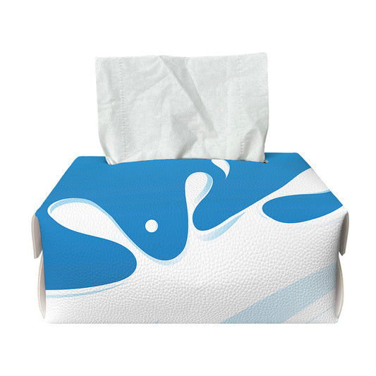 Milk Print Rectangle Tissue Box Cover