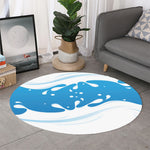 Milk Print Round Rug