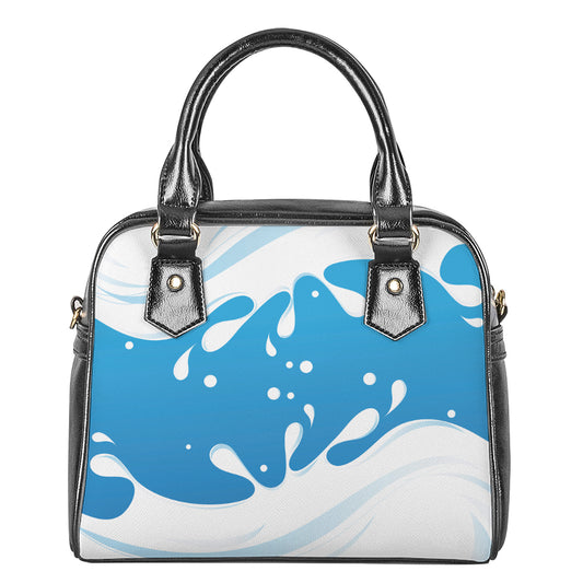 Milk Print Shoulder Handbag