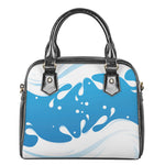 Milk Print Shoulder Handbag