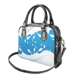 Milk Print Shoulder Handbag
