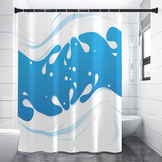 Milk Print Shower Curtain