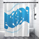 Milk Print Shower Curtain