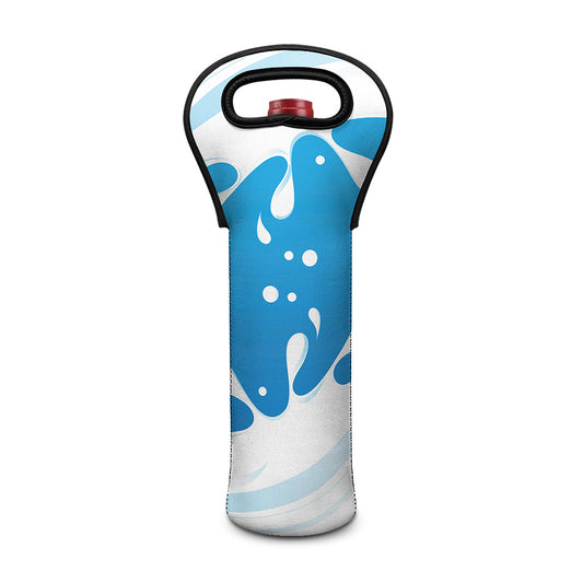 Milk Print Single Neoprene Wine Tote
