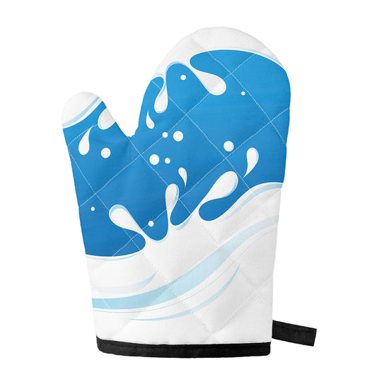 Milk Print Single Oven Mitt
