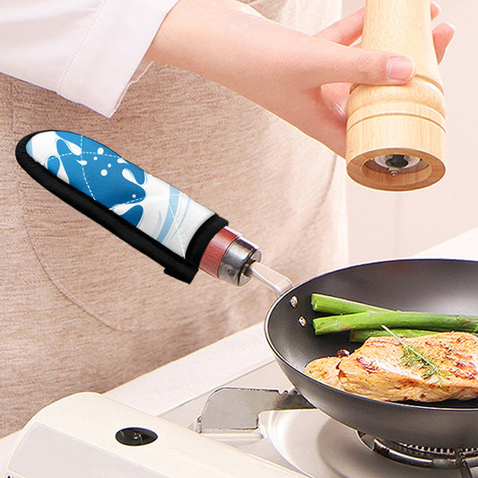 Milk Print Skillet Handle Cover