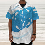 Milk Print Textured Short Sleeve Shirt