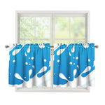Milk Print Tier Curtains
