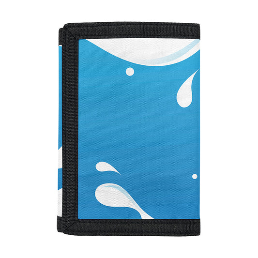 Milk Print Trifold Wallet