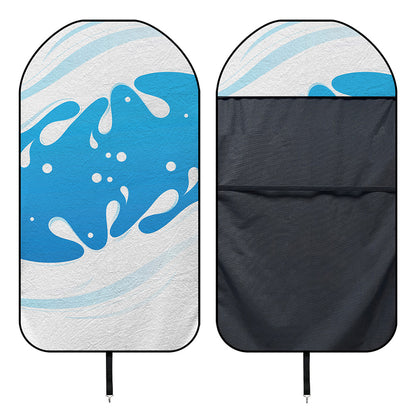 Milk Print Waterproof Car Seat Cover