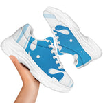 Milk Print White Chunky Shoes