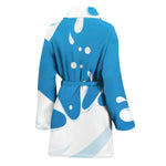 Milk Print Women's Bathrobe
