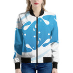 Milk Print Women's Bomber Jacket