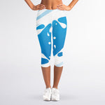 Milk Print Women's Capri Leggings