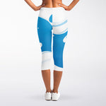 Milk Print Women's Capri Leggings