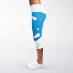 Milk Print Women's Capri Leggings