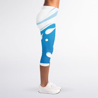 Milk Print Women's Capri Leggings