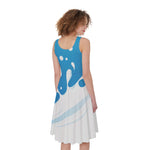 Milk Print Women's Sleeveless Dress