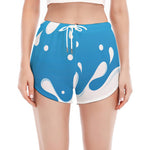Milk Print Women's Split Running Shorts